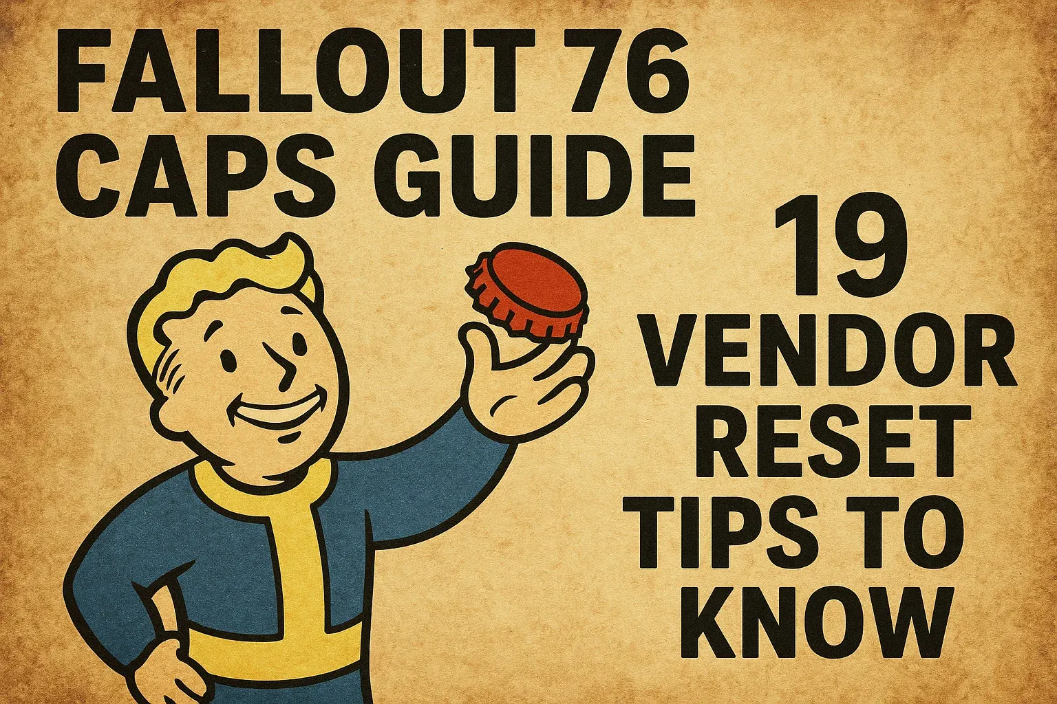 Fallout 76 Caps Guide: 19 Vendor Reset Tips to Know
