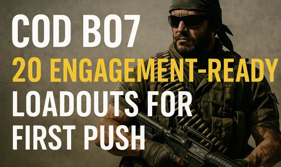 COD BO7: 20 Engagement-Ready Loadouts for First Push
