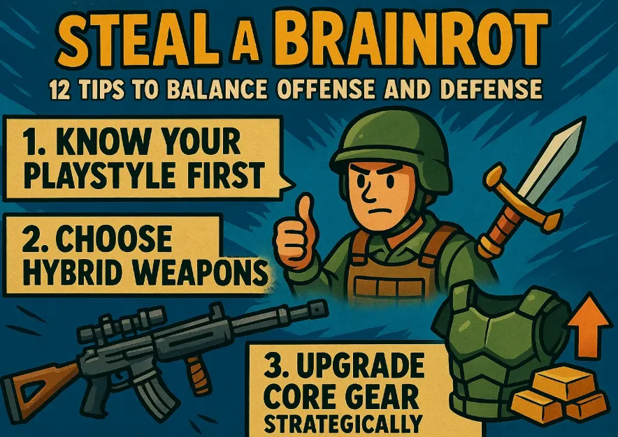 Steal a Brainrot: 12 Tips to Balance Offense and Defense