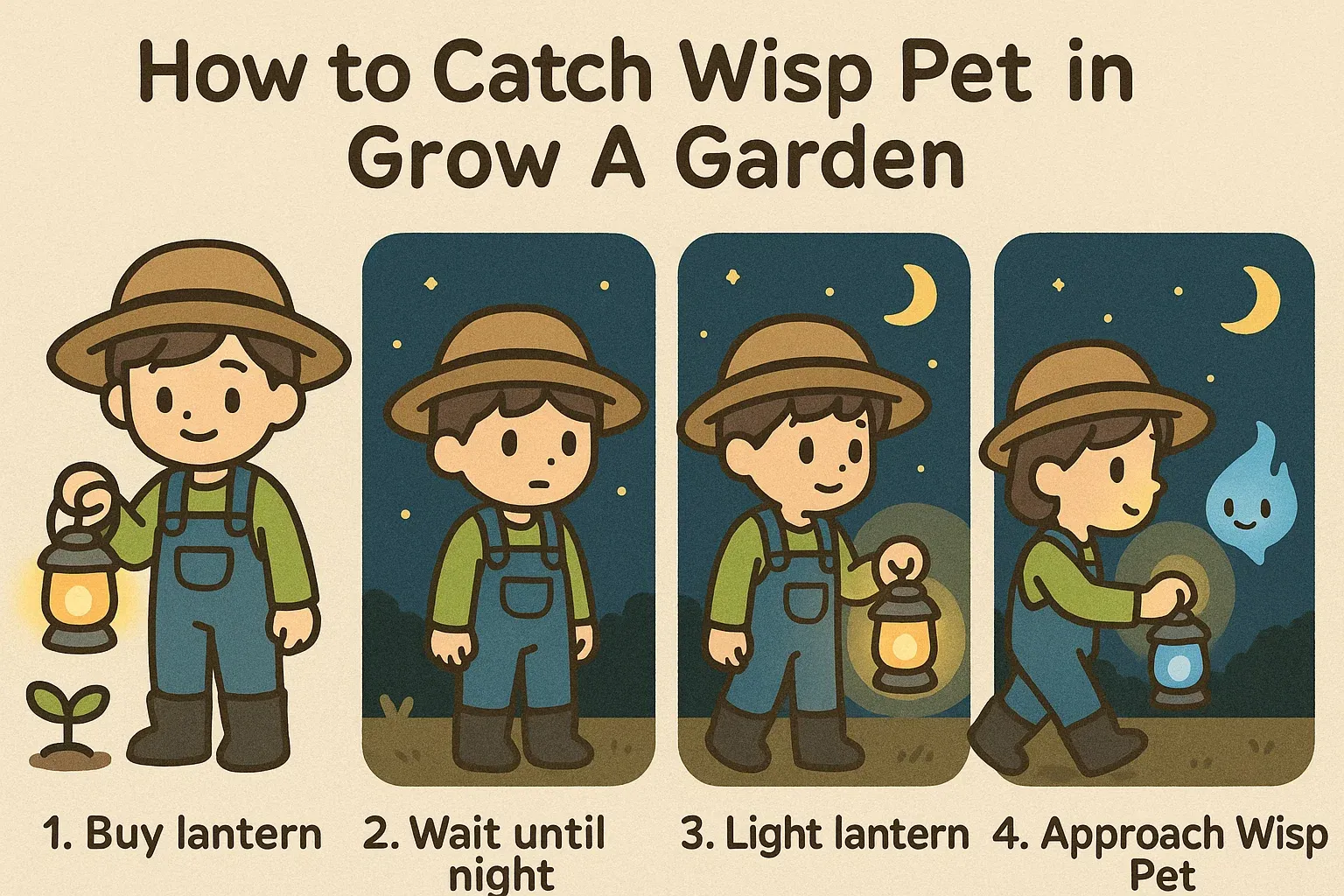 How to Catch Wisp Pet in Grow A Garden