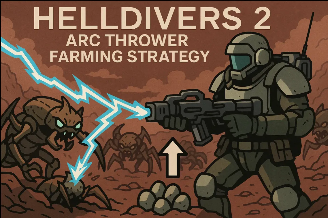 Helldivers 2 Arc Thrower Farming Strategy
