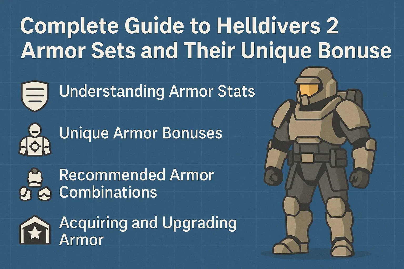 Complete Guide to Helldivers 2 Armor Sets and Their Unique Bonuses Complete Guide to Helldivers 2 Armor Sets and Their Unique Bonuses
