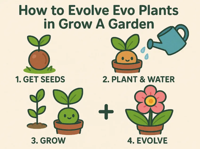 How to Evolve Evo Plants in Grow A Garden