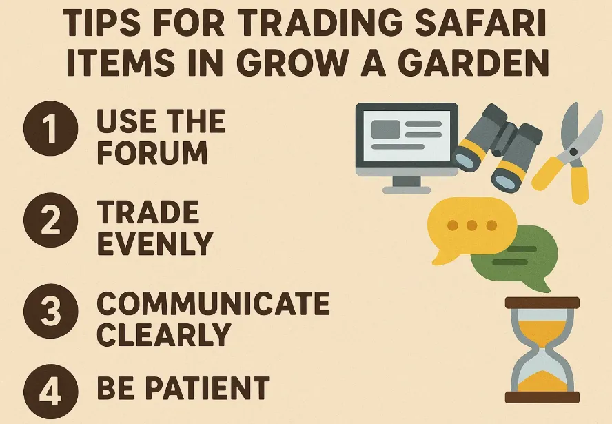 Tips for Trading Safari Items in Grow A Garden