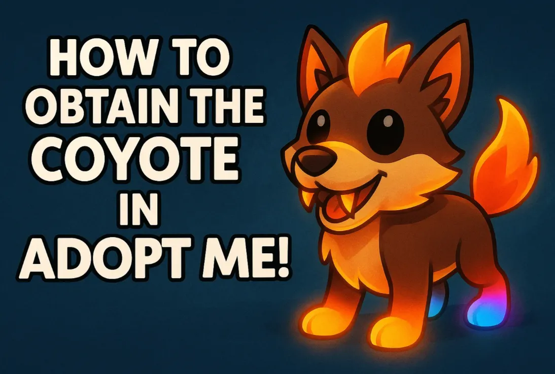 The Coyote in Adopt Me! – A Limited Edition Pet You Need to Know About