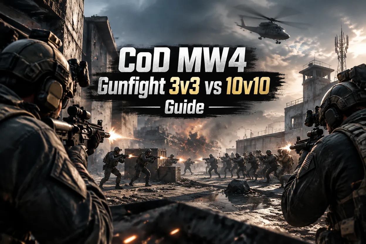 Modern Warfare 4 Gunfight 3v3 vs 10v10 Guide